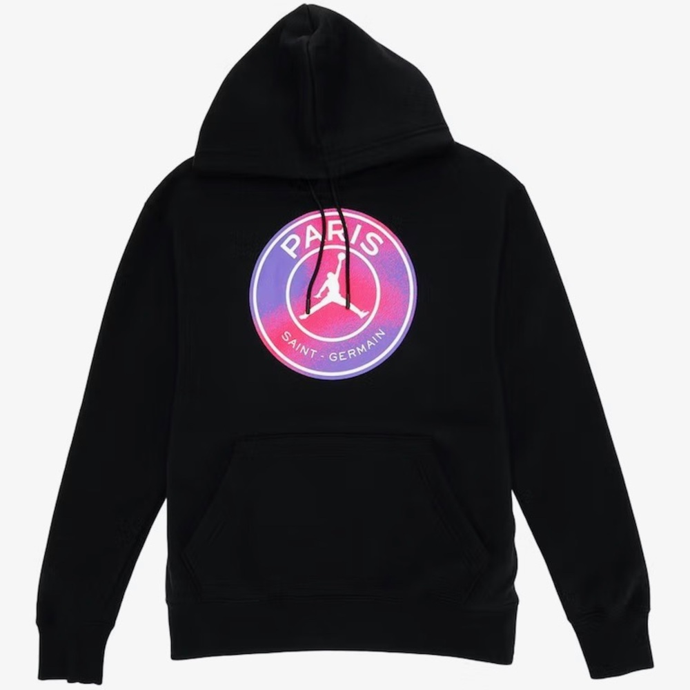 NWT Jordan PSG Fleece Pullover Hoodie in Black